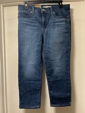 LEVI'S 311 Shaping Skinny Capri Tummy Smoothing Mid Rise Jeans Womens Sz: 8/29